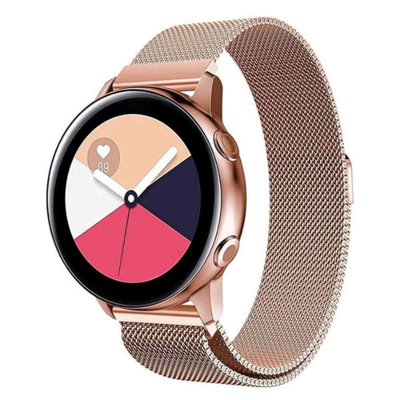 universal 20mm replacement Milanese strap - Silver (S/M)
