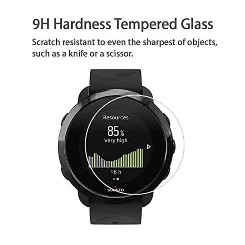 35mm Tempered Glass Screen Protector for Suunto 3 Fitness x2 Combo