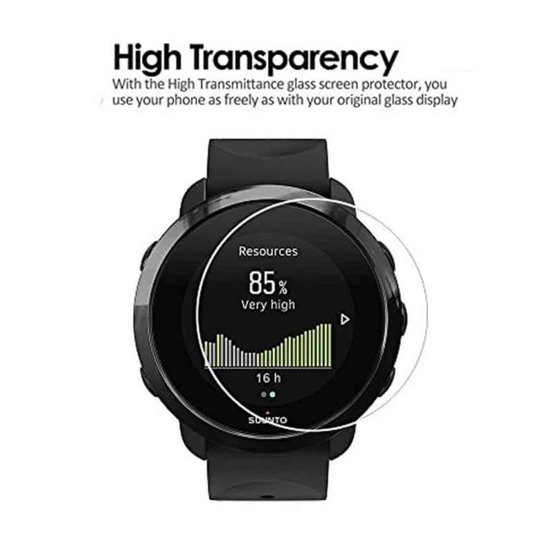 35mm Tempered Glass Screen Protector for Suunto 3 Fitness x2 Combo