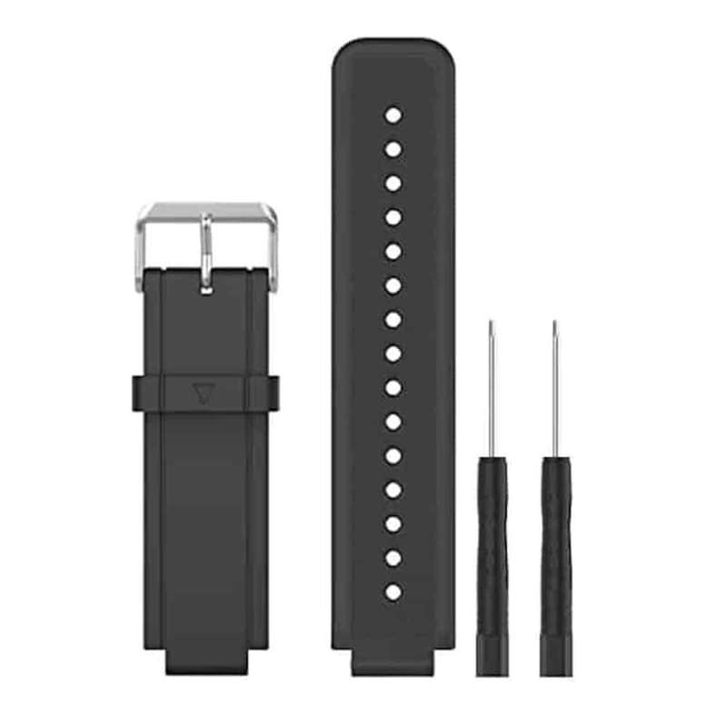 Silicone Strap for Garmin Vivoactive -Black