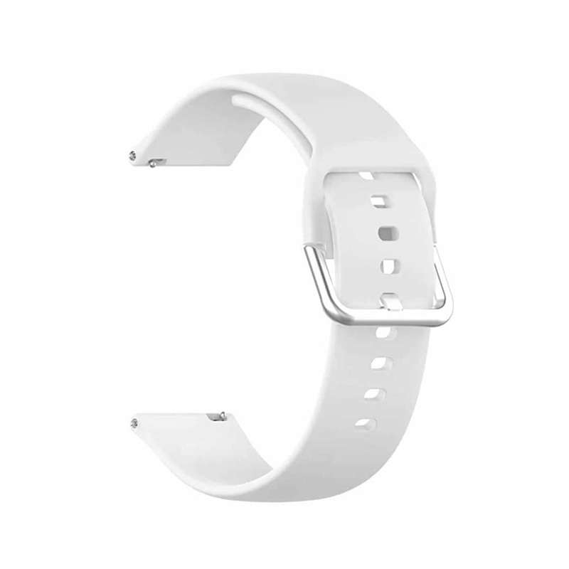 20mm Smartwatch Universal Replacement Silicone Strap - Frost Blue