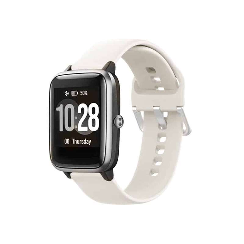 20mm Smartwatch Universal Replacement Silicone Strap - Frost Blue