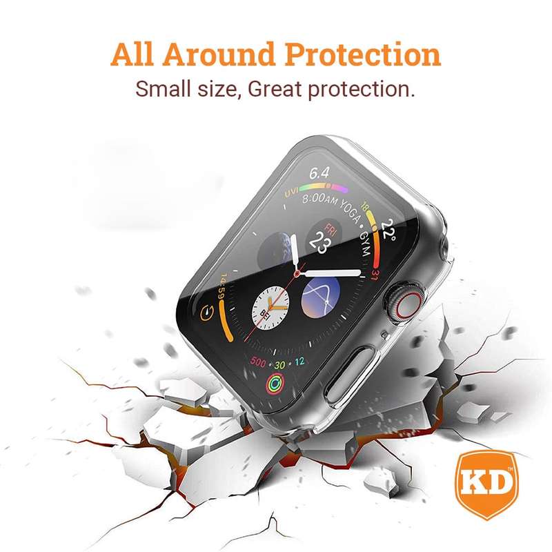 Killer Deals PC Protective Case & Glass Screen Protector for 40mm Apple Watch