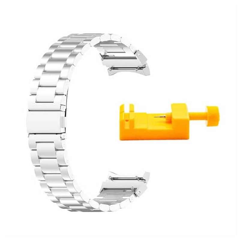 Killer Deals 3 Links Metal Band for Samsung Galaxy Watch 4 40mm/44mm - Silver