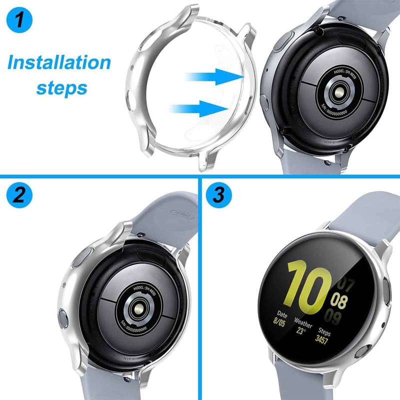 44mm Samsung Galaxy Watch Active 2 TPU protective case - Clear