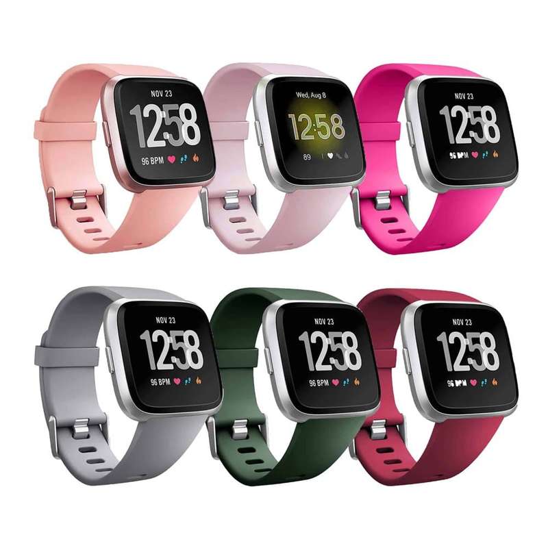 Killer Deals Silicone Strap for Fitbit Versa (M/L) - Mauve