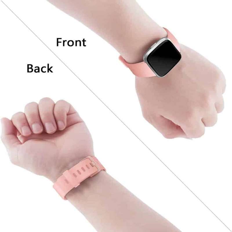 Killer Deals Silicone Strap for Fitbit Versa (M/L) - Mauve