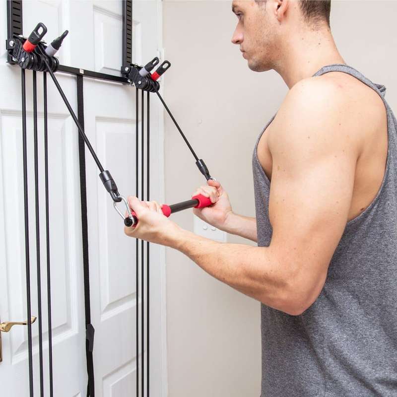 Killer Deals Jake Tower 200 Exercises Door Gym Fitness Resistance Workout