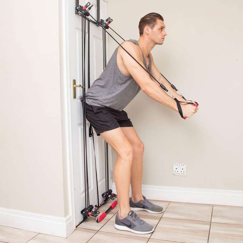 Killer Deals Jake Tower 200 Exercises Door Gym Fitness Resistance Workout