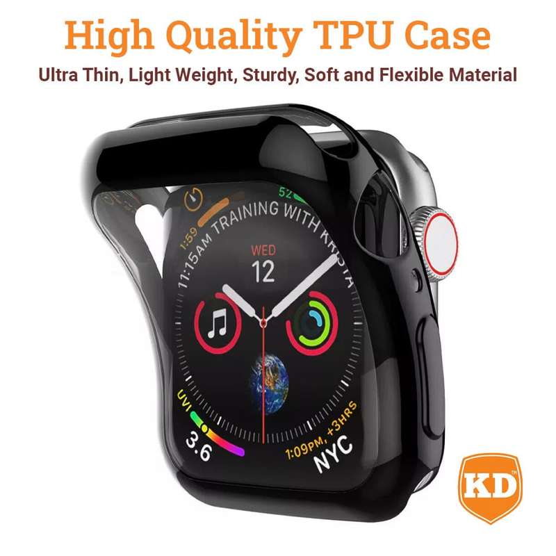 TPU Protective Case for 40mm Apple Watch- Black