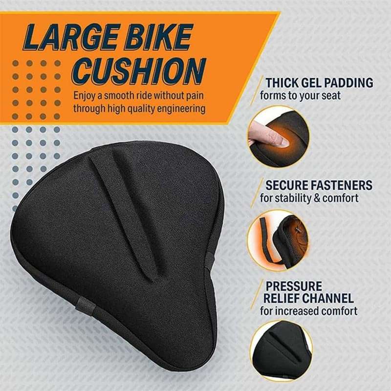 Killer Deals Padded Ergonomic Indoor Outdoor Bike Seat Cushion Cover