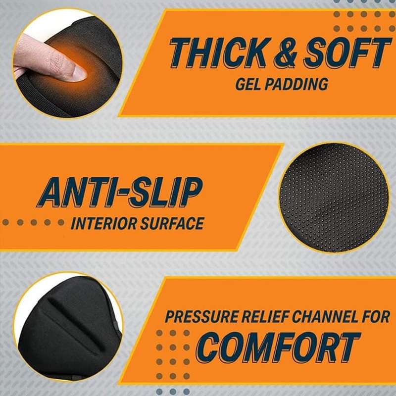 Killer Deals Padded Ergonomic Indoor Outdoor Bike Seat Cushion Cover