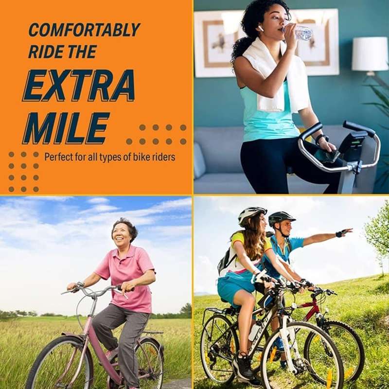 Killer Deals Padded Ergonomic Indoor Outdoor Bike Seat Cushion Cover