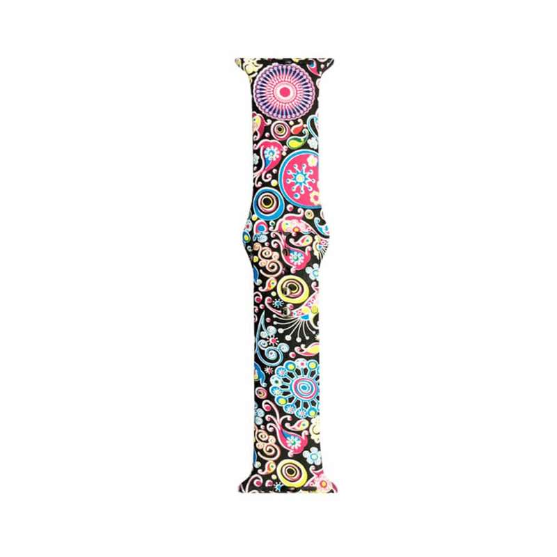 Flower Silicone Strap for 42/44/45/49mm Apple Watch- S/M