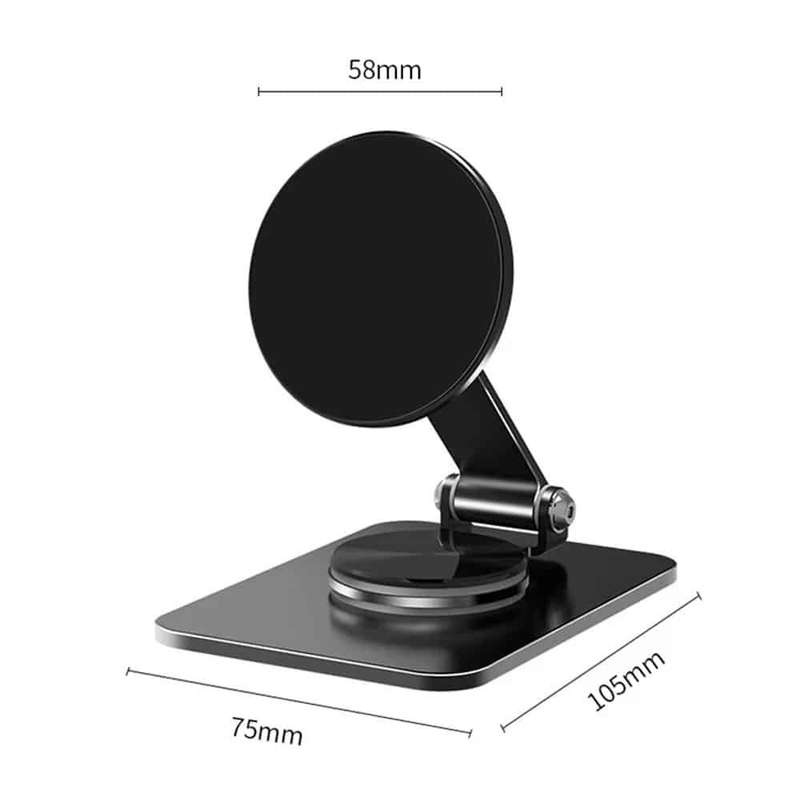 360° Magnetic MagSafe Phone Stand with Cold Shoe Tripod Mount