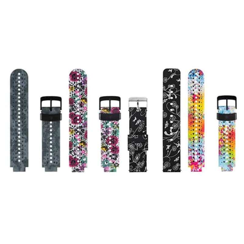 Silicone Strap for Garmin Forerunner 220/ 230/ 235/ 620/ 735- Honeysuckle