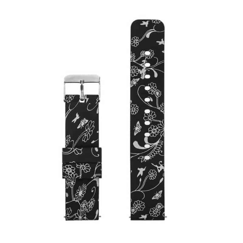Silicone Strap for Garmin Forerunner 220/ 230/ 235/ 620/ 735- Honeysuckle