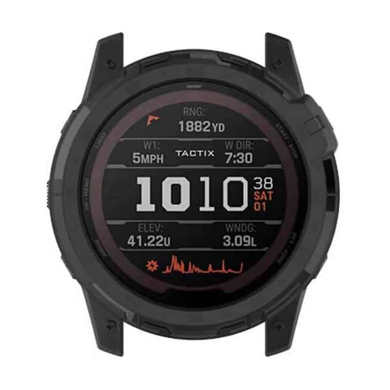 Protective Silicone Case for Garmin Tactix7/Garmin Enduro2 - Black
