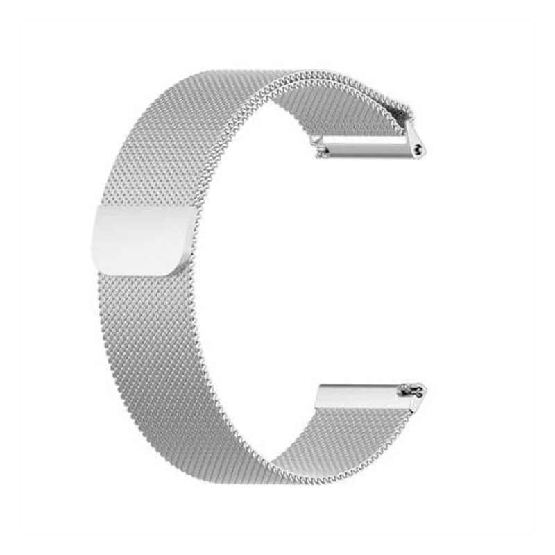 Killer Deals Stainless Steel Milanese Loop Strap for Fitbit Versa/Versa 2 (M/L) - Silver