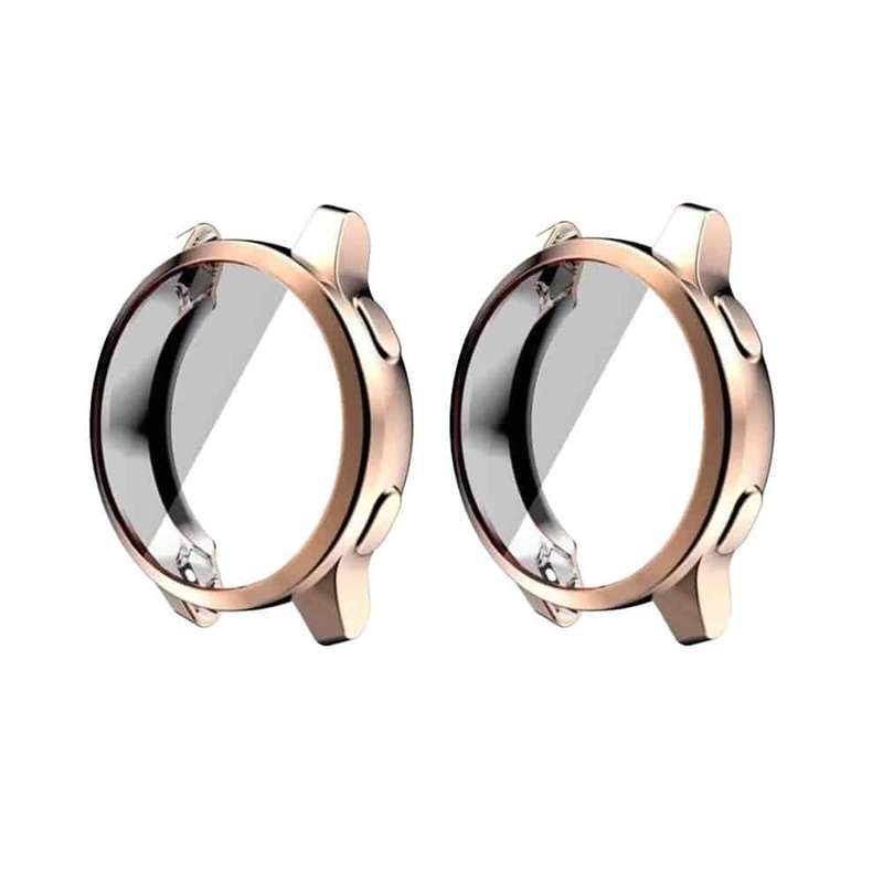 Killer Deals Electroplated TPU case for Garmin vivoactive 4S x2 - Rose Gold - Combo