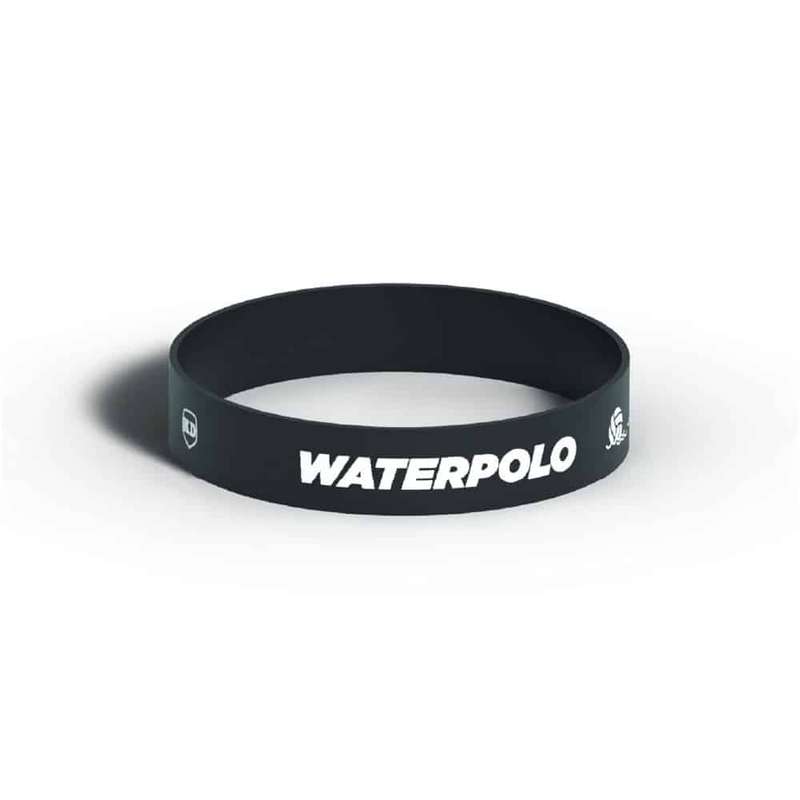 Killer Deals Debossed "Waterpolo" Silicone Wristband Bracelet- 6 Pack