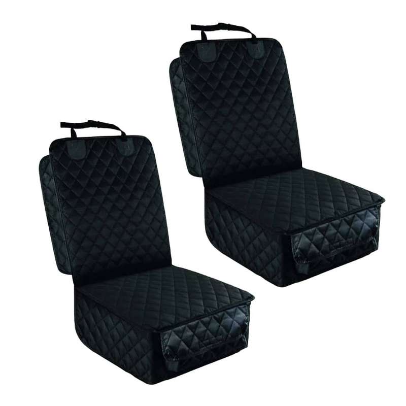 Waterproof Front Seat Scratchproof Dog Protective Car Cover x2 Combo