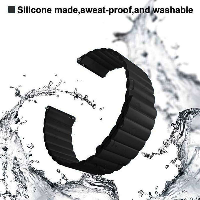 Universal Silicone Magnetic 20MM width Watch Band