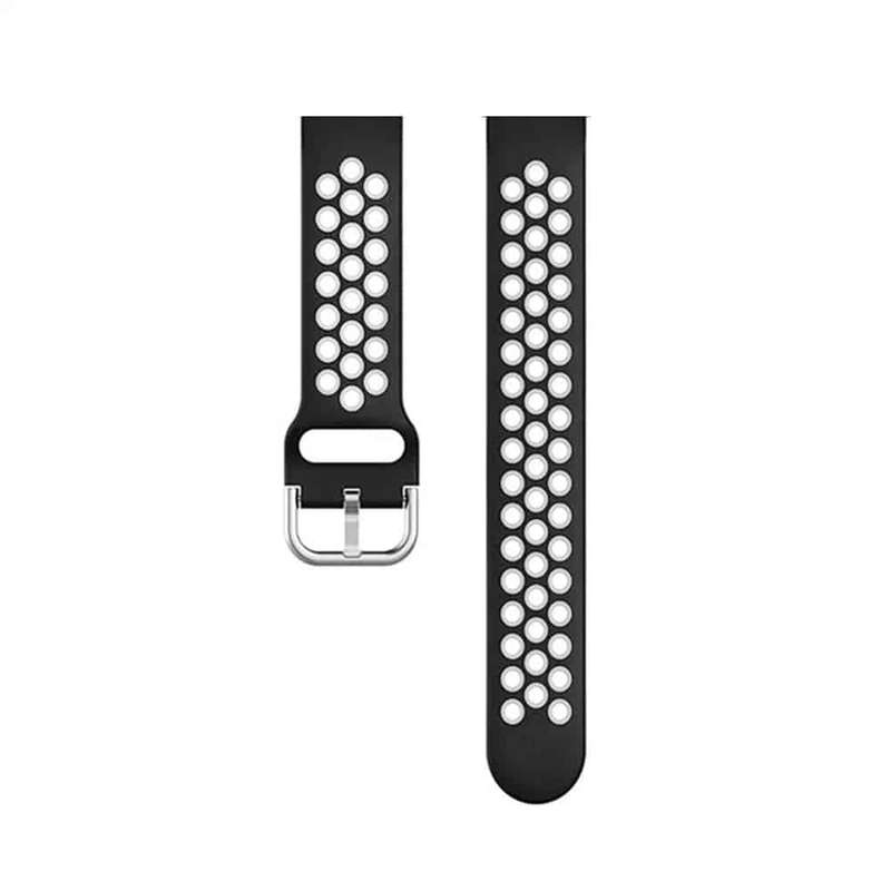Killer Deals Quick Release silicone band for Garmin fenix 5S(20MM) - Black+White