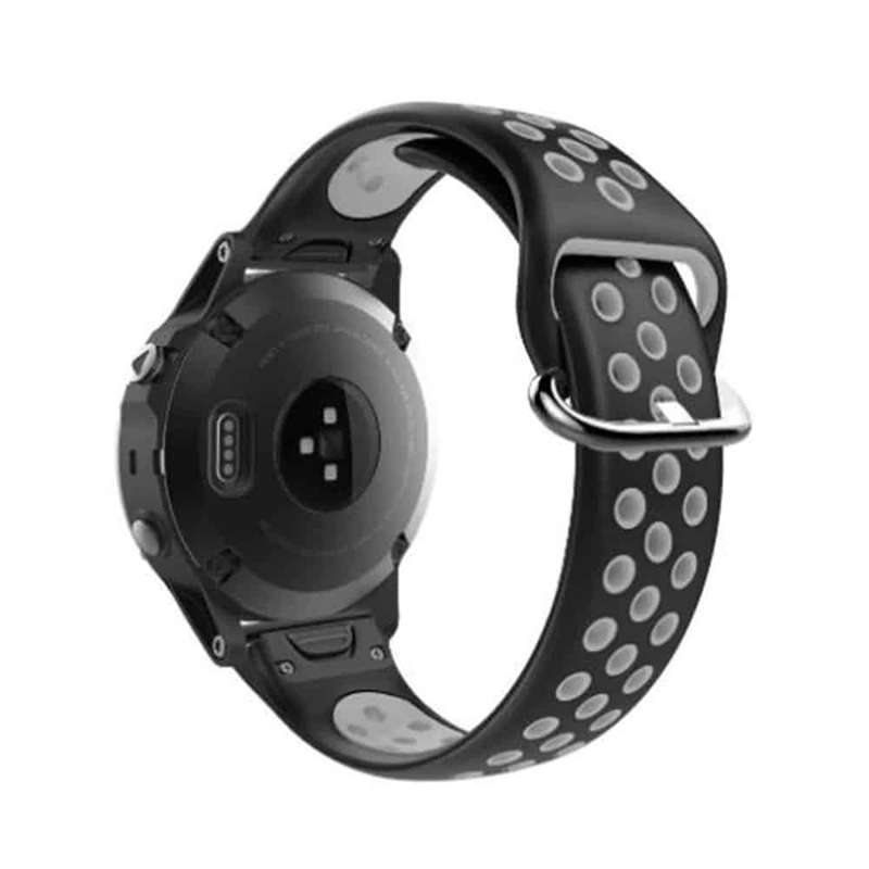 Killer Deals Quick Release silicone band for Garmin fenix 5S(20MM) - Black+Red