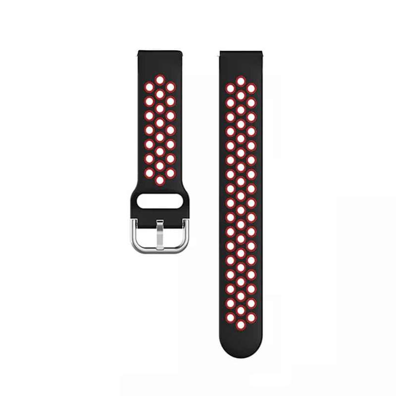 Killer Deals Quick Release silicone band for Garmin fenix 5S(20MM) - Black+Red