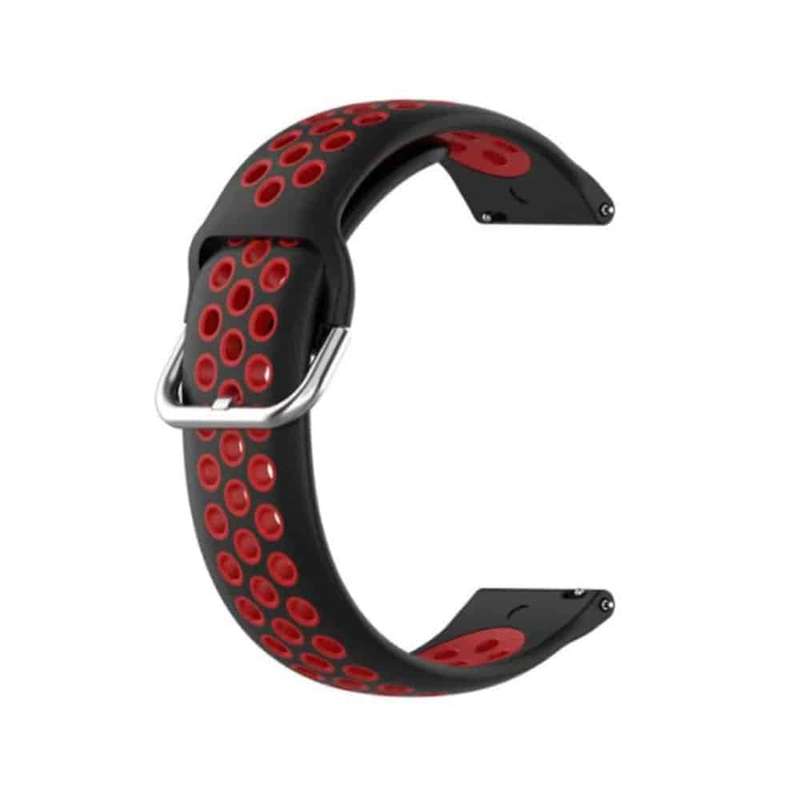 Killer Deals Quick Release silicone band for Garmin fenix 5S(20MM) - Black+Red