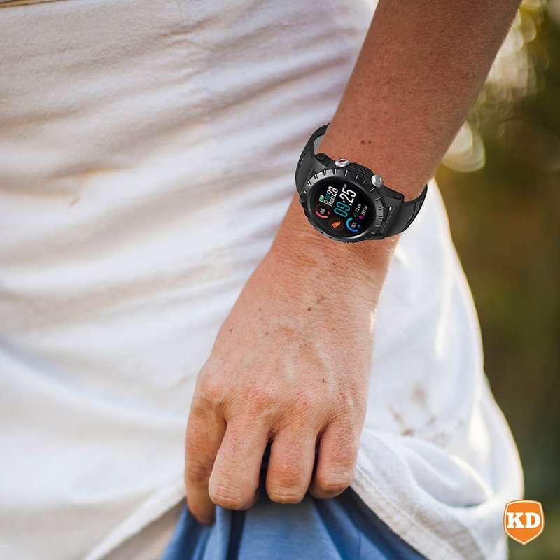 Killer Deals 20mm Silicone Strap & TPU Case Compatible with Garmin Vivomove 3S