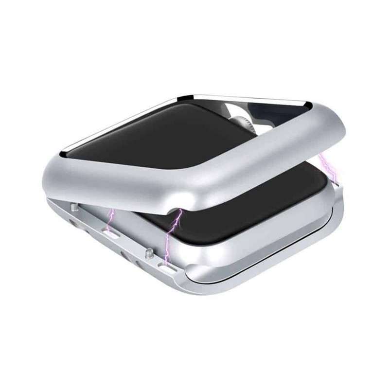 Killer Deals Magnetic Aluminum Protective Case for 38MM Apple Watch - Silver