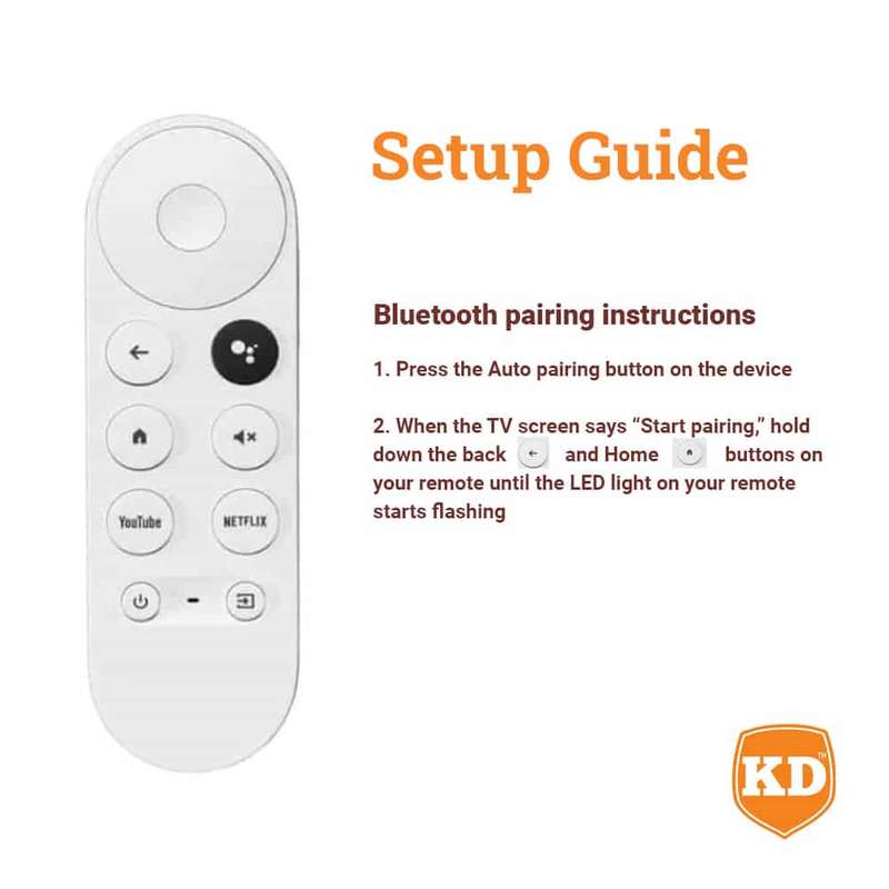 Killer Deals Generic Remote Control for Chromecast with Google TV 4K HDR Snow