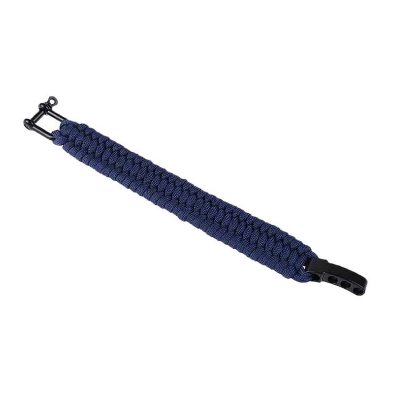 Killer Deals Paracord Outdoor Camping Tactical Survival Bracelet - Navy- L