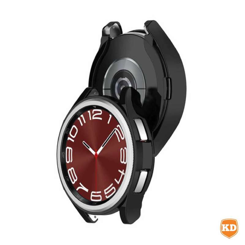 Killer Deals PC Hollow Case for samsung galaxy watch 6 Classic - 47MM Plating Black
