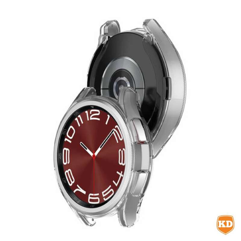 Killer Deals PC Hollow Case for samsung galaxy watch 6 Classic - 47MM Plating Black