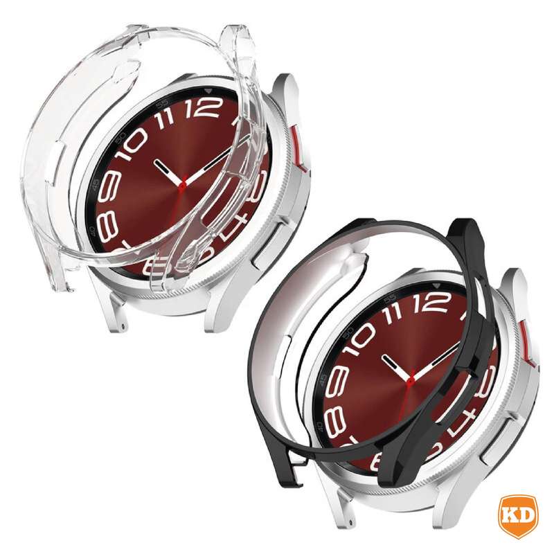 Killer Deals PC Hollow Case for samsung galaxy watch 6 Classic - 47MM Plating Black