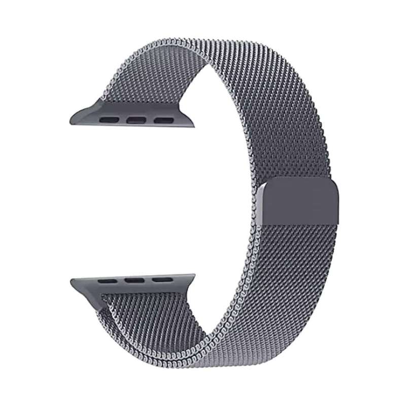 Killer Deals Stainless Steel Milanese Loop Strap for 42/44/45/49mm Apple Watch- Space Grey
