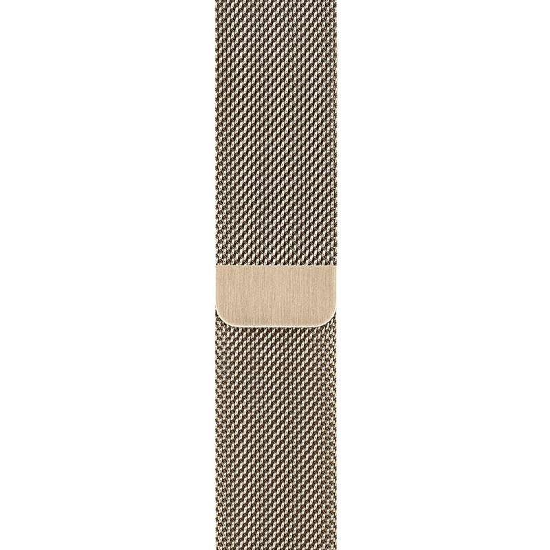 Killer Deals Stainless Steel Milanese Loop Strap for 42/44/45/49mm Apple Watch- Retro Gold