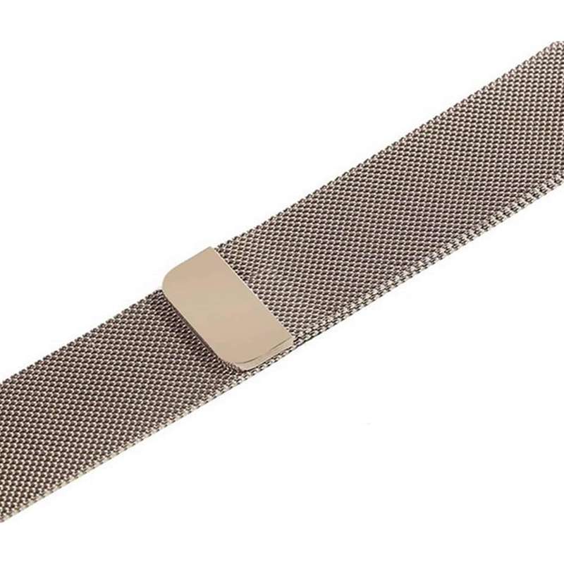 Killer Deals Stainless Steel Milanese Loop Strap for 42/44/45/49mm Apple Watch- Retro Gold