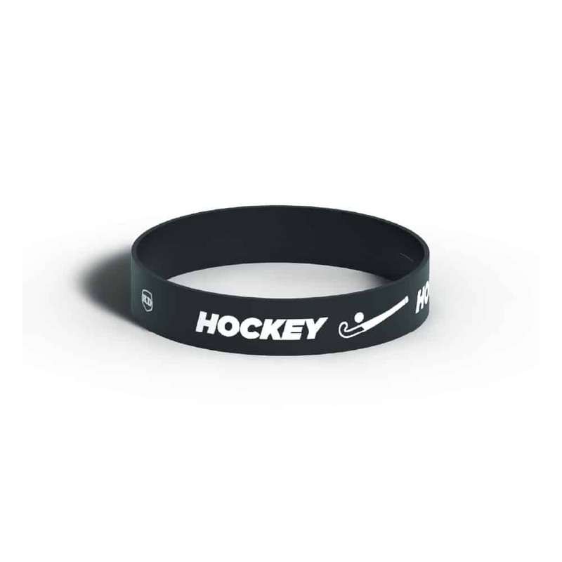 Killer Deals Debossed "Hockey" Silicone Wristband Bracelet- 3 Pack