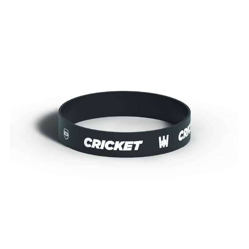 Killer Deals Debossed "Cricket" Silicone Wristband Bracelet- 3 Pack