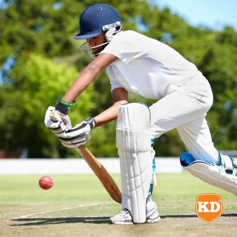 Killer Deals Debossed "Cricket" Silicone Wristband Bracelet- 3 Pack