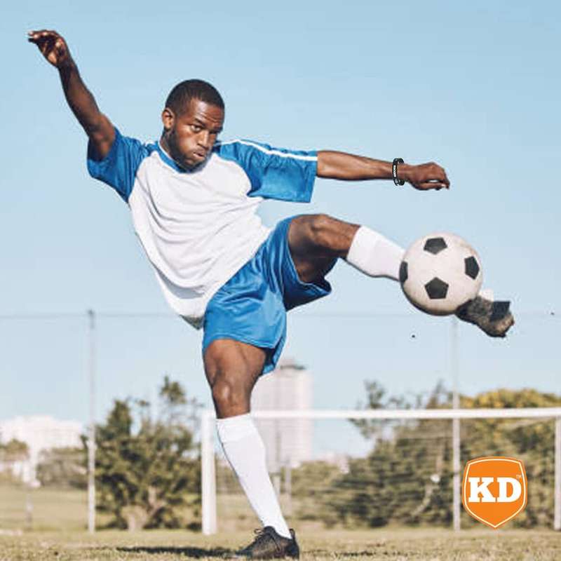 Killer Deals Debossed "Soccer" Silicone Wristband Bracelet-6 Pack