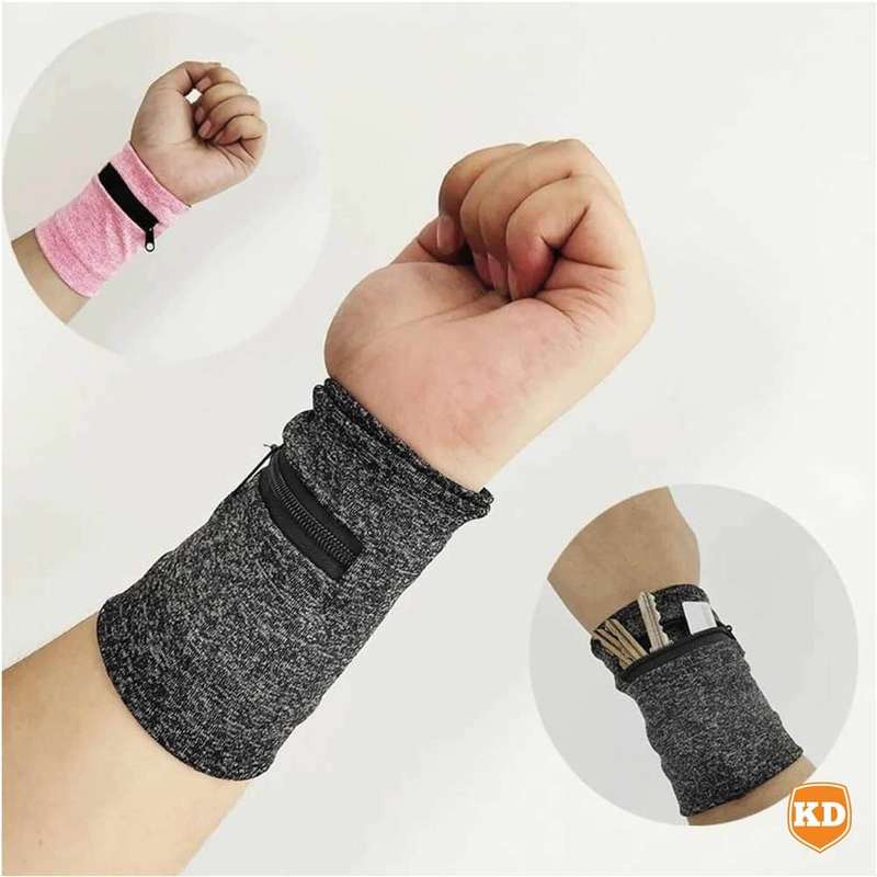 Killer Deals Unisex Outdoor Running Hiking Zipper Bag Wrist Storage Pouch