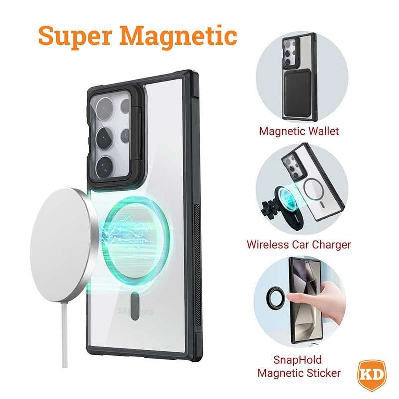 Killer Deals MagSafe Case & Camera Lens Protector for Samsung S24 Ultra- Clear