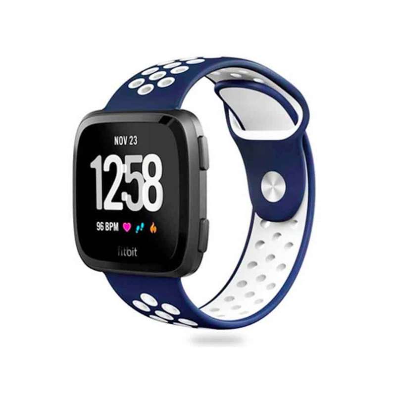 Killer Deals 18mm Samsung Gear Sport silicone strap - Black & white