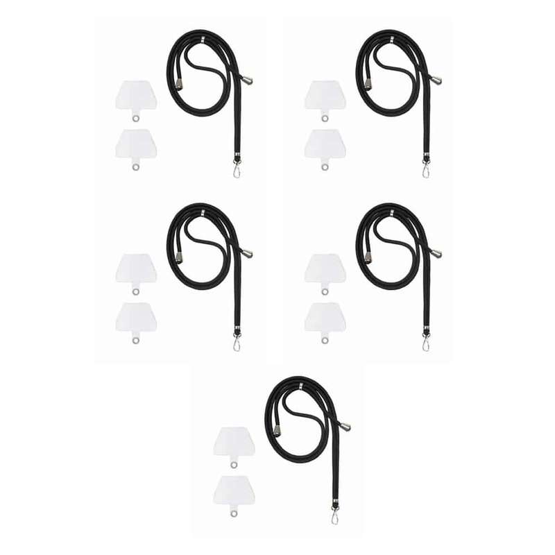 Killer Deals Universal Cell Phone Adjustable Lanyard/Crossbody Safety Tether Strap x5 Combo