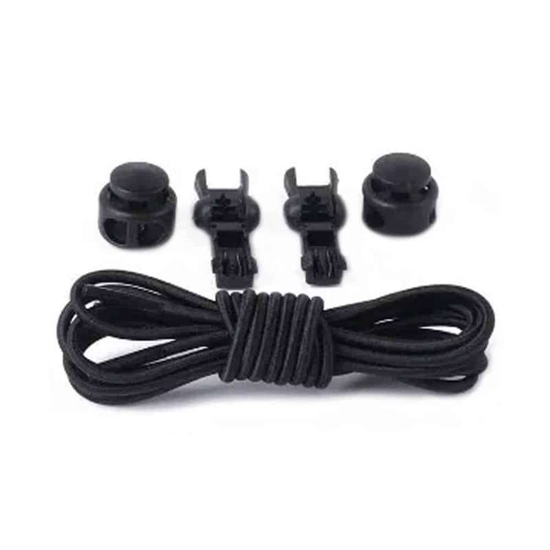 Killer Deals Lazy No-Tie Elastic Speed Shoelaces - Black